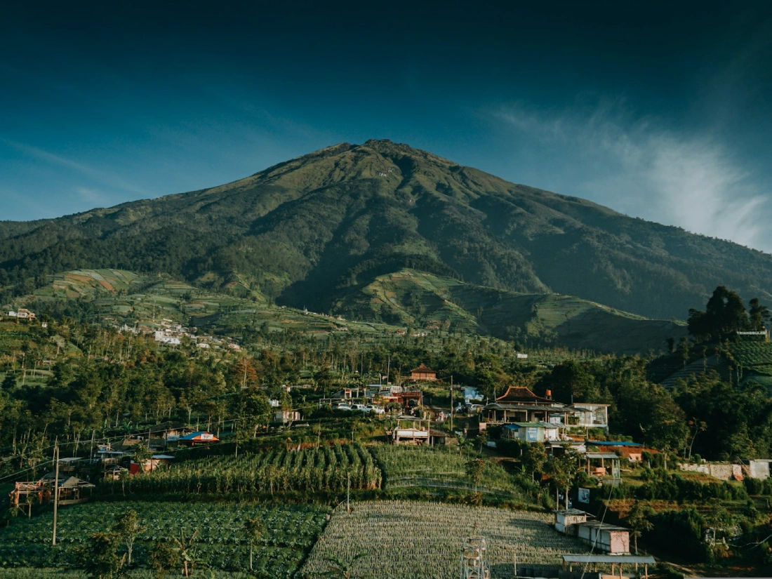 View of Sumbing Mountain