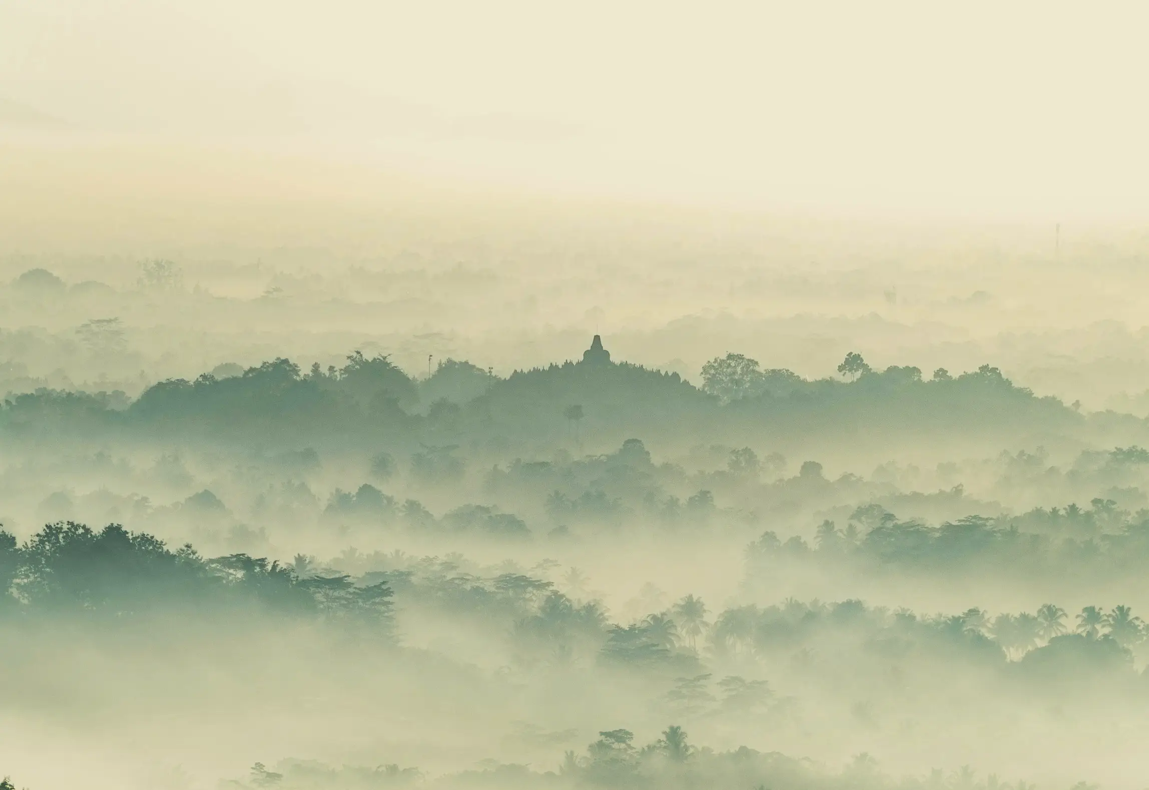 Borobudur Sunrise background